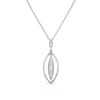 Sterling Silver Leaf Necklace