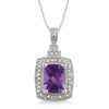 Diamond & Amethyst Necklace
