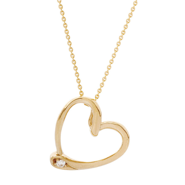 Gold Heart Necklace