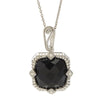 Onyx & Diamond Necklace