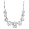 Diamond Cluster Necklace - .100twt
